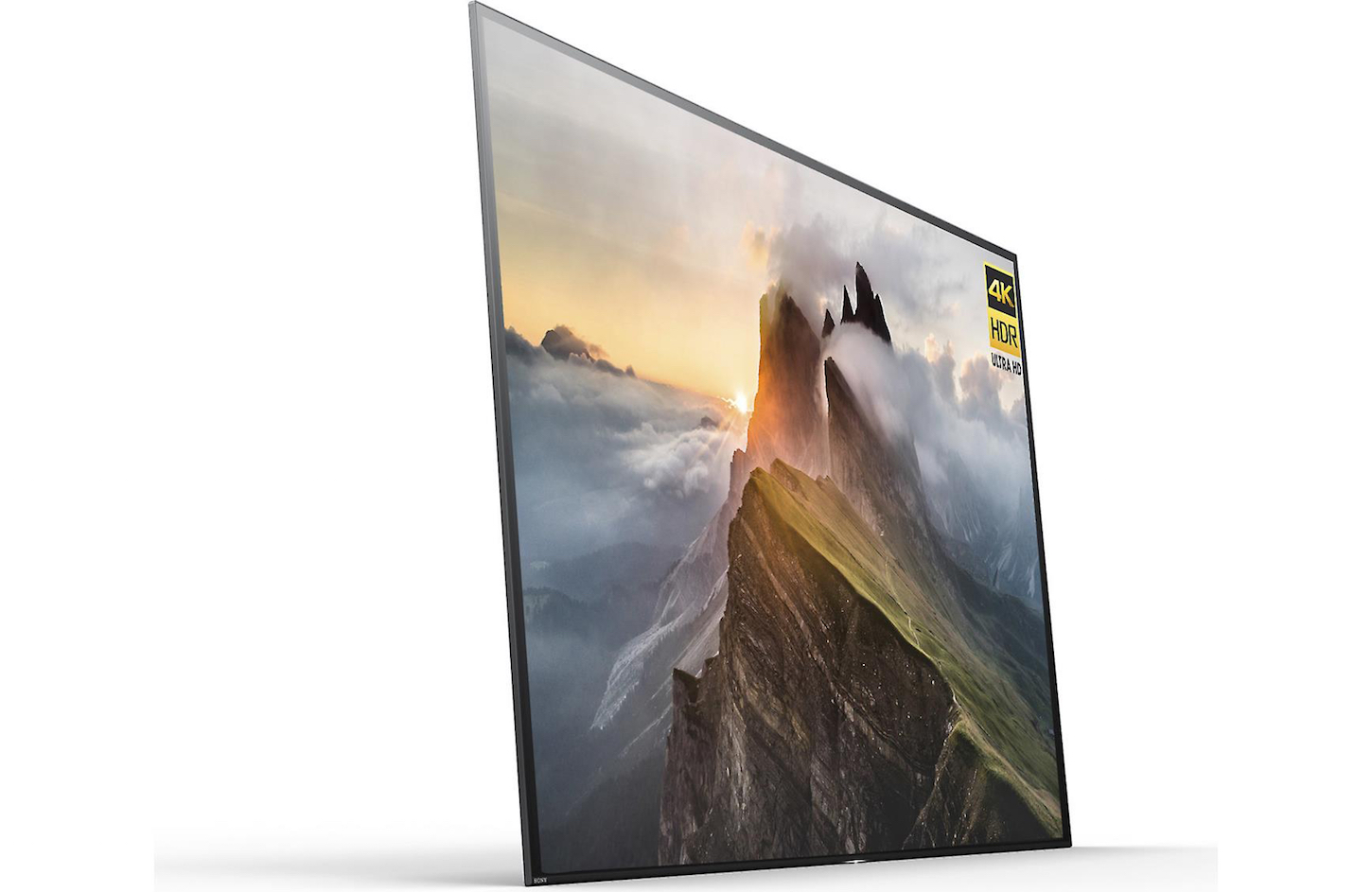 Sony55A1ESteepLeftDone 1200x780 New Sony 4K OLED TV Delivers Sound Through The Screen