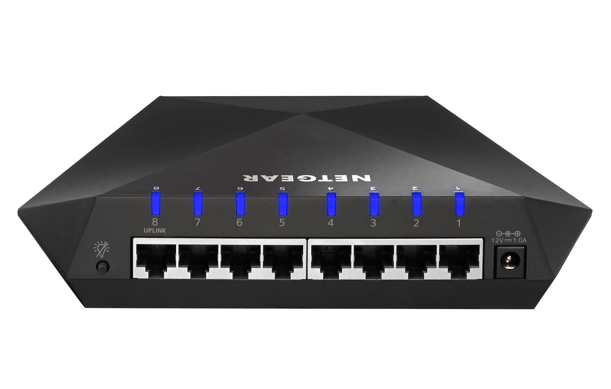 S8000 back REVIEW: Premium Nighthawk S8000 Ethernet Switch Delivers More Than Fast Gaming