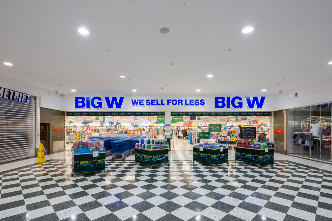Big W department store , owned by australian grocery 