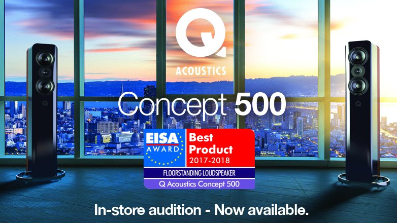 Q Acoustics Concept 500 Named Best Product By EISA