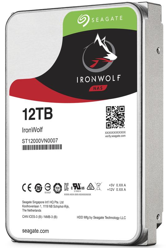 Seagate IronWolf 12TB Seagate Releases Mammoth New Hard Drives