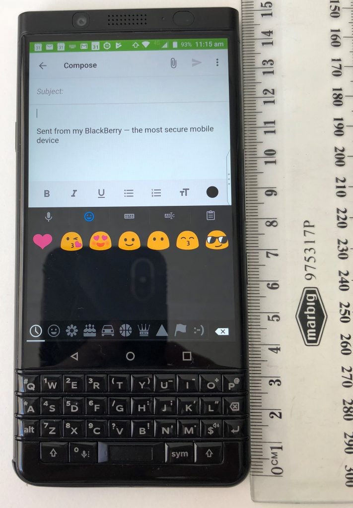 BlackBerry Screen 1 711x1024 REVIEW: The KEYone Black Is For BlackBerry Fans, And Little Else