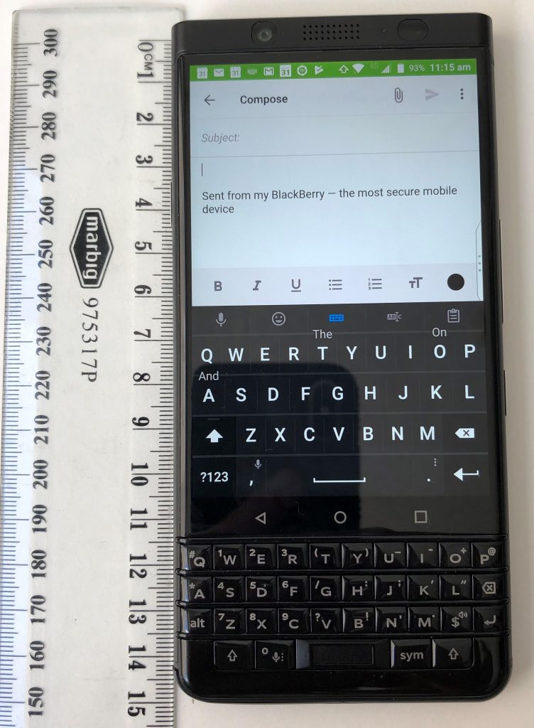 Blackberry Screen 752x1024 REVIEW: The KEYone Black Is For BlackBerry Fans, And Little Else