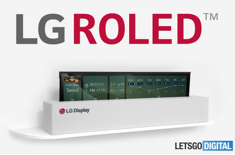 LG ROLED 2 LG Patents Rollable OLED TV Range ROLED