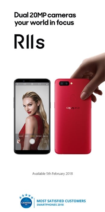 Oppo R11S Oppo Rolls Out Free Screen Repairs After Canstar Satisfaction Award