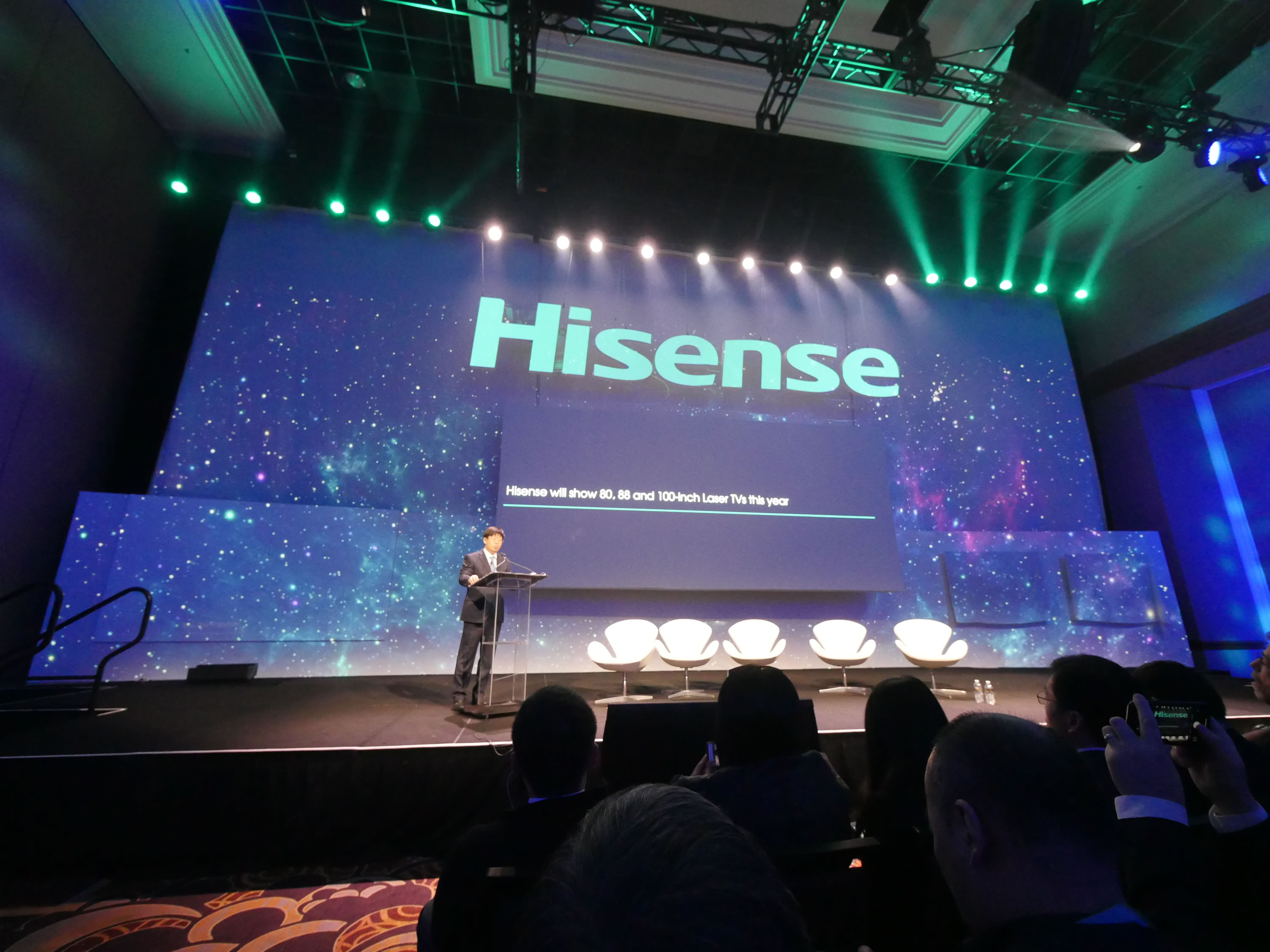 SM6 Hisense Goes Laser As CES Press Event Kicks Off With Chinese Speech