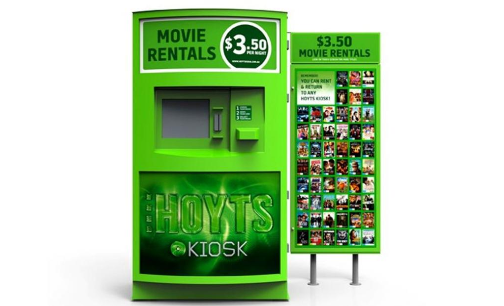 hoyts green kiosk Video Ezy Buys Hoyts’ DVD Vending Machines