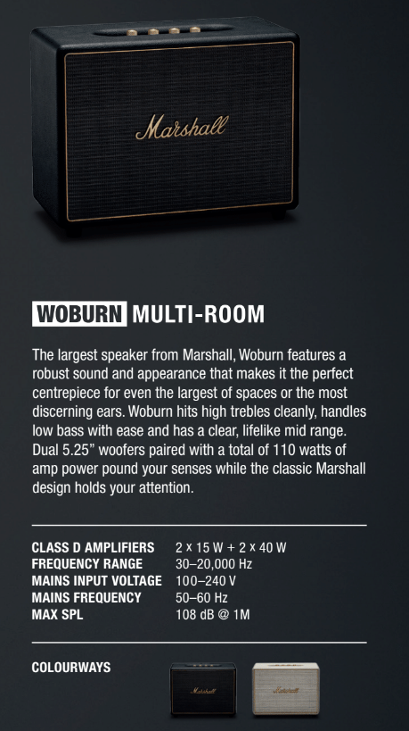 Woburn Marshall Wireless Multi Room System Lands In Oz