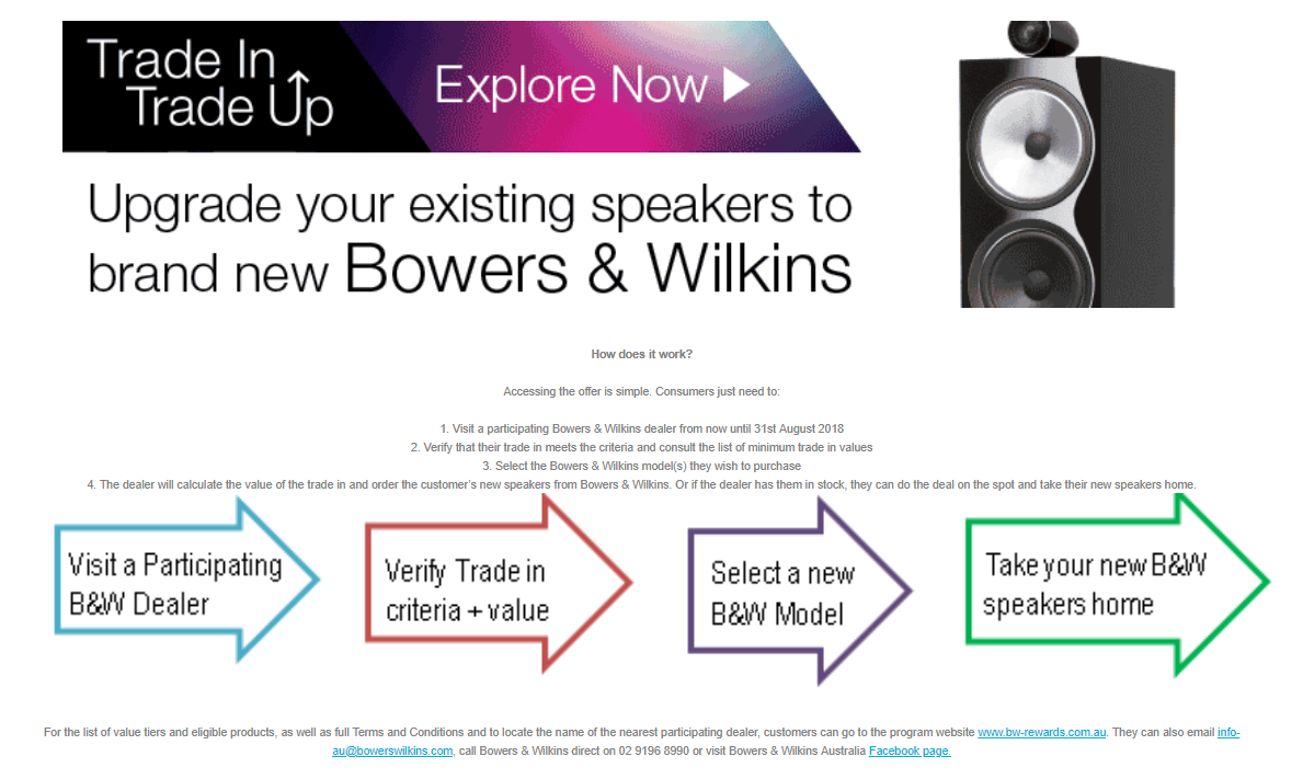 BW Trade In Trade Up Bowers & Wilkins Launch First Ever ‘Trade In, Trade Up’ Program
