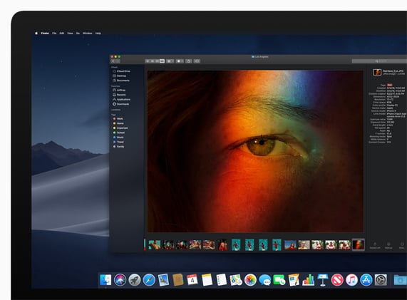 iMac macOS dark mode finder preview 06042018 inline.jpg.large  New MacOS Mojave Gets A Dark Side