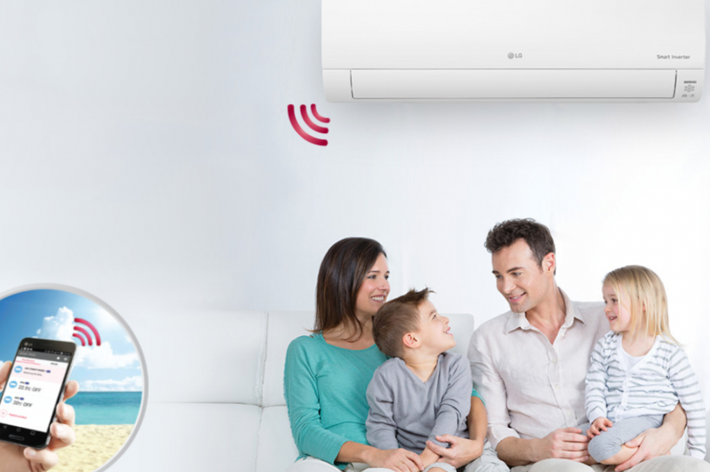 LG WH split system air conditioners 1024x681 LG Debuts ThinQ Air Conditioners With App Control