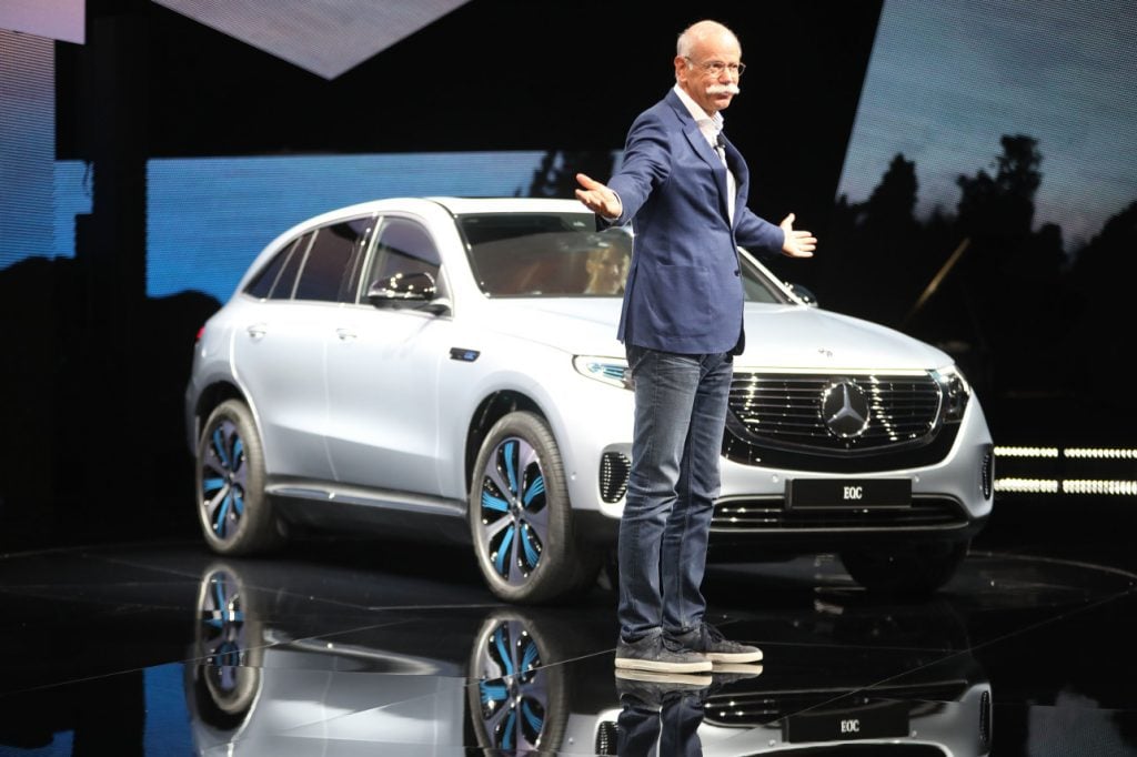 mercedes eqc suv Mercedes Rolls Out New Electric Car To Take On Tesla