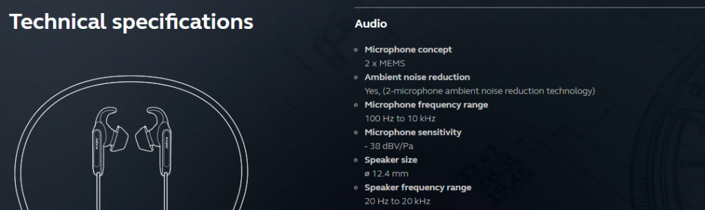 technical specs 1024x305 Review: Jabra Elite 45e – Perfect Work Headphones