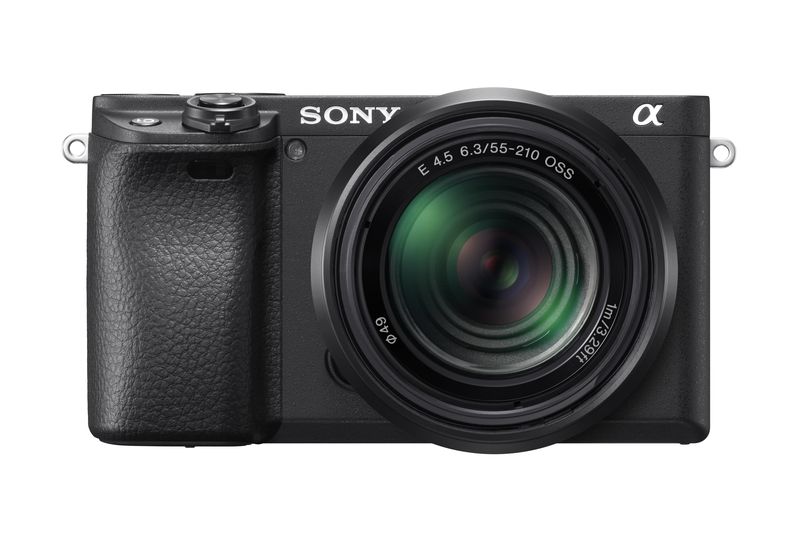 a6400 SEL55210 front black Sony Unveils Mirrorless Camera With Selfie Screen