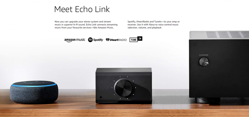 Echo Link 1024x483 Amazon ‘Echo Link’ Brings Alexa To High Fidelity Audio