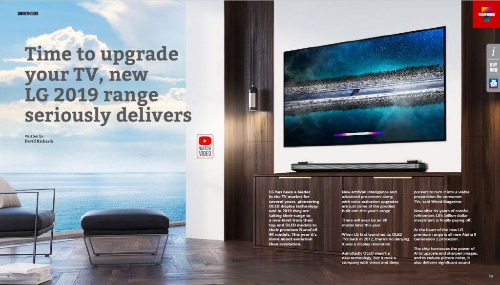 LG OLED MAGA New SmartHouse TV & Entertainment Buying Guide