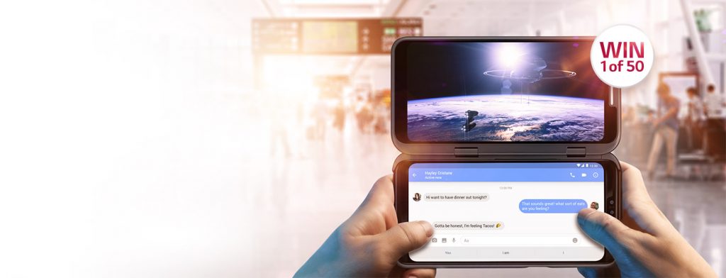 LG Launch Dual Screen V50 5G Giveaway