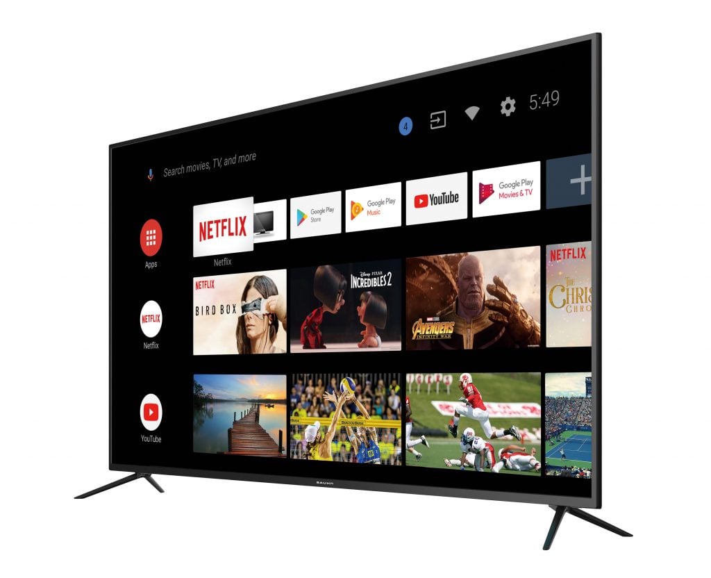 65in android angled display Small 1024x832 REVIEW: New Aldi Bauhn Google Certified Android TV Sets A New Benchmark