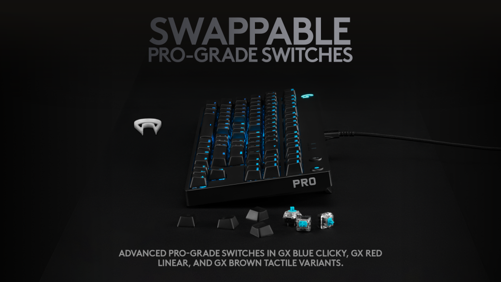 Logitech swappable switches Logitech Unveils PRO X Modular Gaming Keyboard
