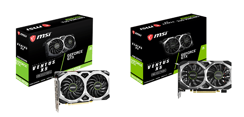 GeForce GTX 16 SUPER VENTUS XS Series MSI Launch GeForce GTX 16 SUPER Series Graphics Cards