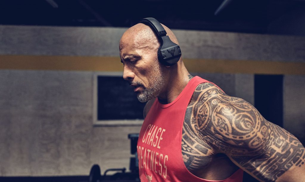 under armour the rock in ear