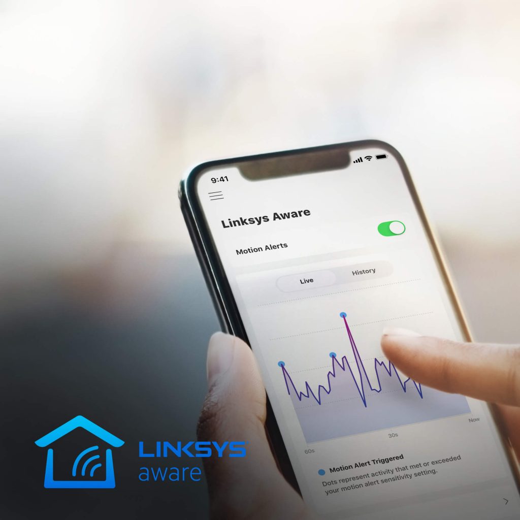 Linksys Mesh Wi-Fi Software Detects Motion Without Camera