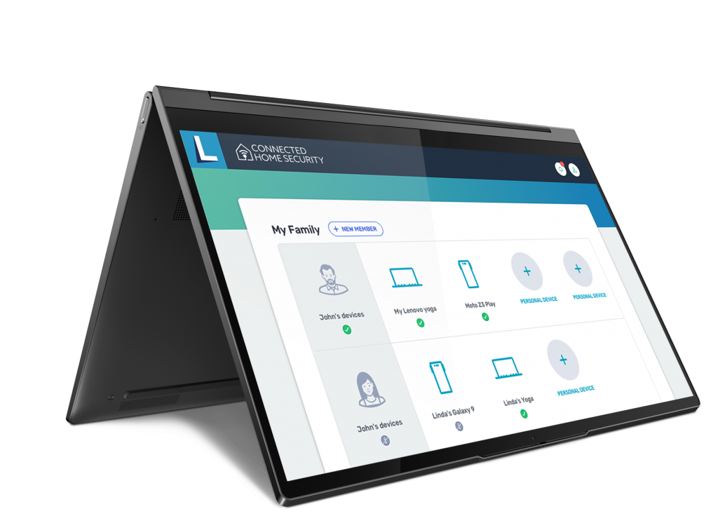 Lenovo Connected Home Security on Yoga C940 1024x736 CES 2020: Lenovo To Upgrade Your Smart Home