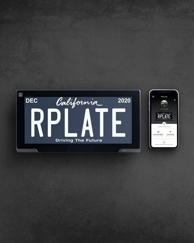 Rplate Customise Your License Plate On The Fly