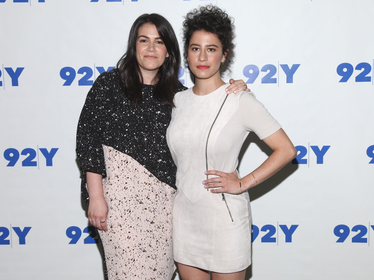Abbi Jacobson and Ilana Glazer attend the 92Y In Conversation on the HBO se...