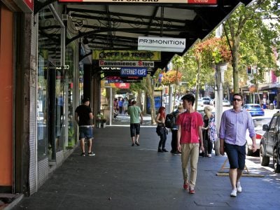 people shopping in sydney