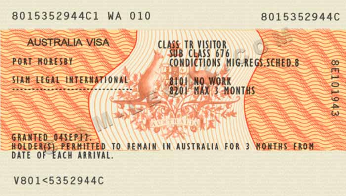 travel working visa australia