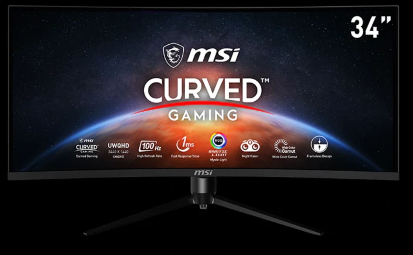Curved gaming monitor MSI MSI Launch Curved Gaming Monitor