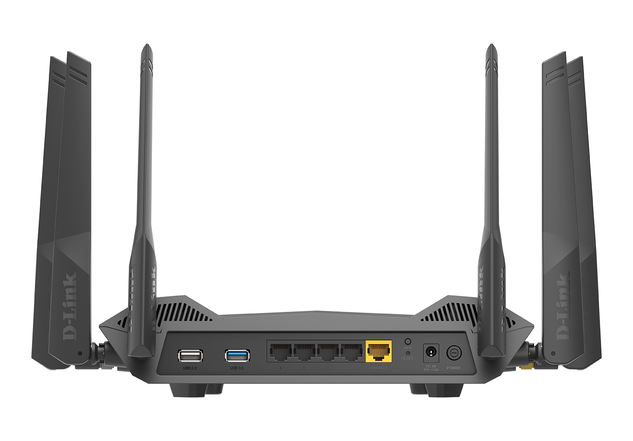 DIR X5460 A1 D Link wifi 6 router back D Link Launch Two New Wi Fi 6 Routers