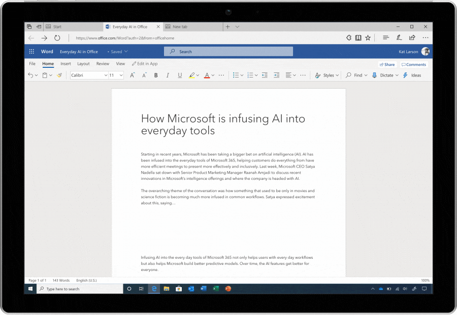 Gif transcription with audio upload Microsoft Adds Voice Features To Office 365