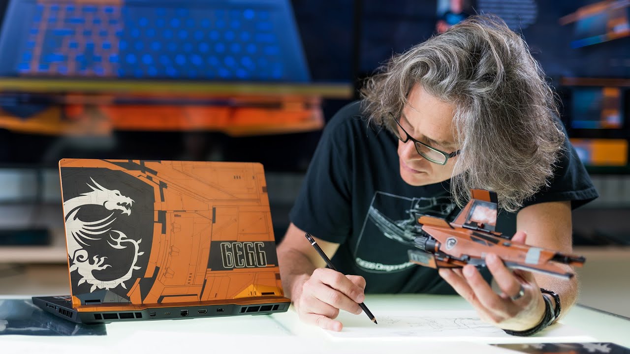 SW MSI Gaming Notebook 6 EXCLUSIVE: Hollywood Design Star Tells How He Created MSIs Top End Spaceship Gaming Laptop