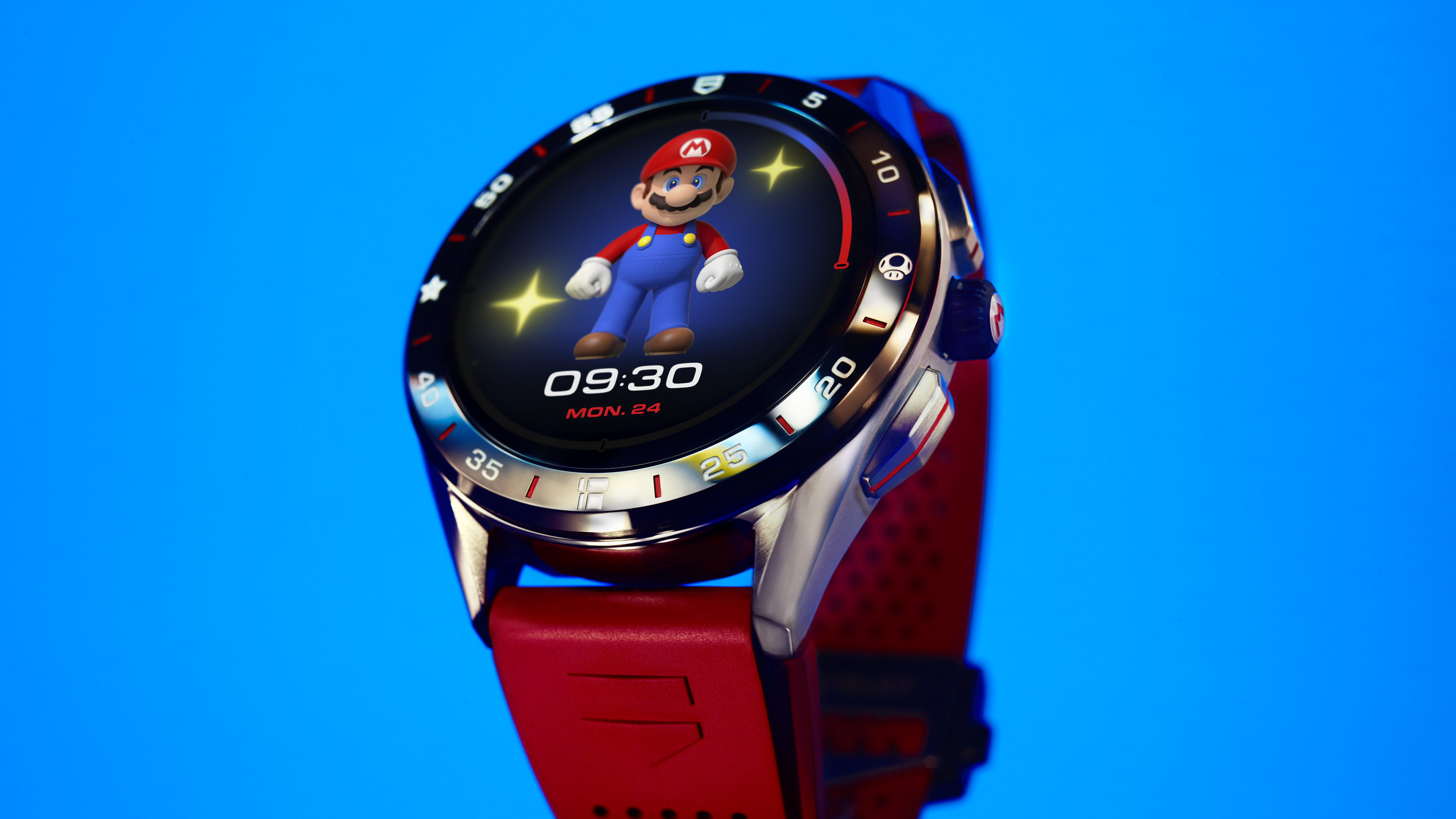 High Quality PNG SBG8A13.EB0238 STILLLIFE 9 16 9 Nintendo Deal Brings Mario To Exclusive Tag Heuer Watch