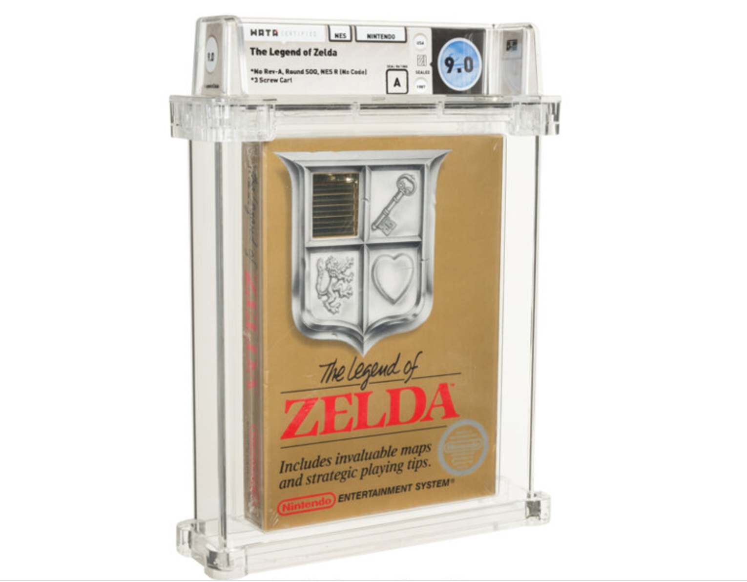 Zelda NES Cartridge Sells For World Record At Auction