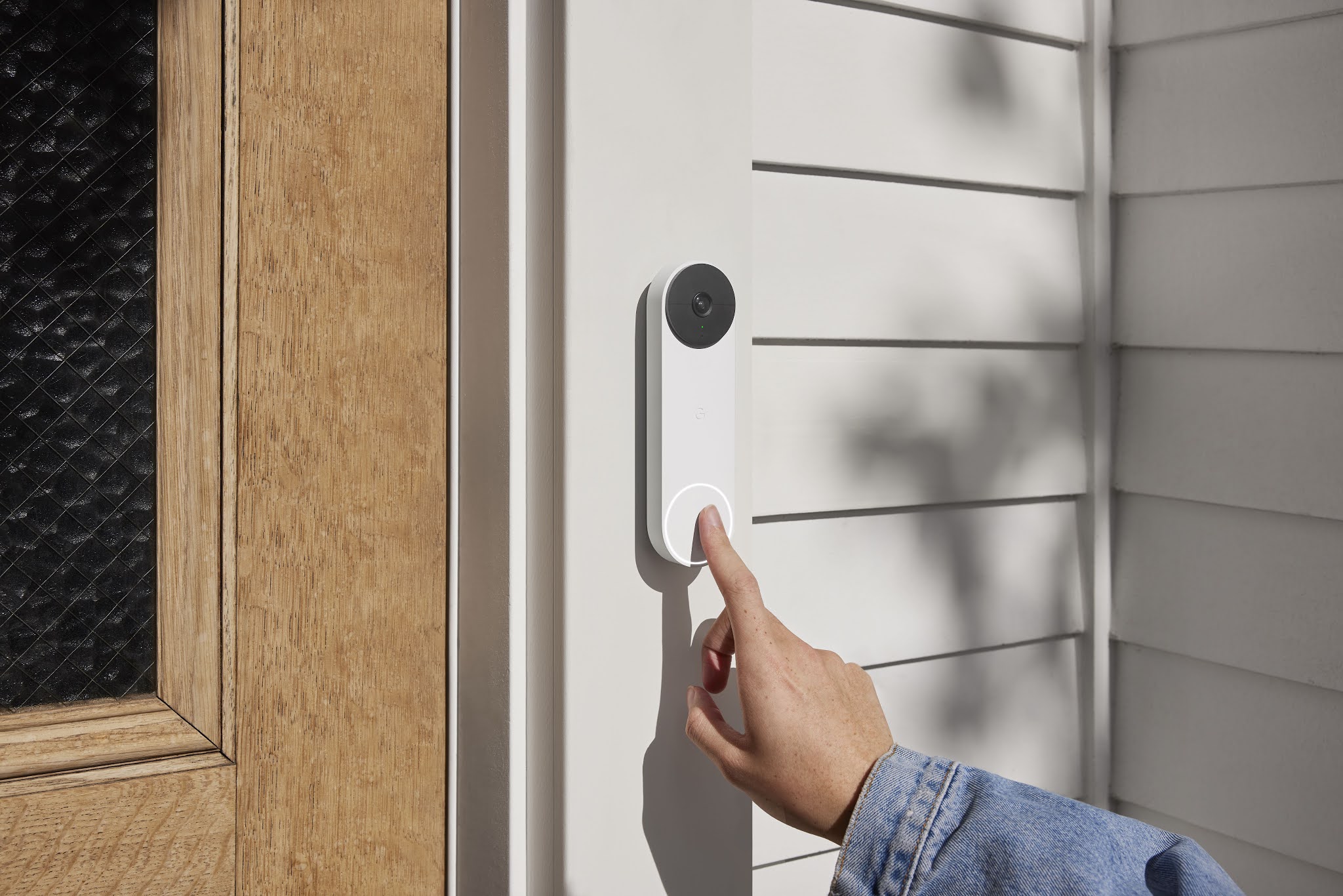 Google Nest Doorbell Snow Installed Googles New Nest Security Range Revealed