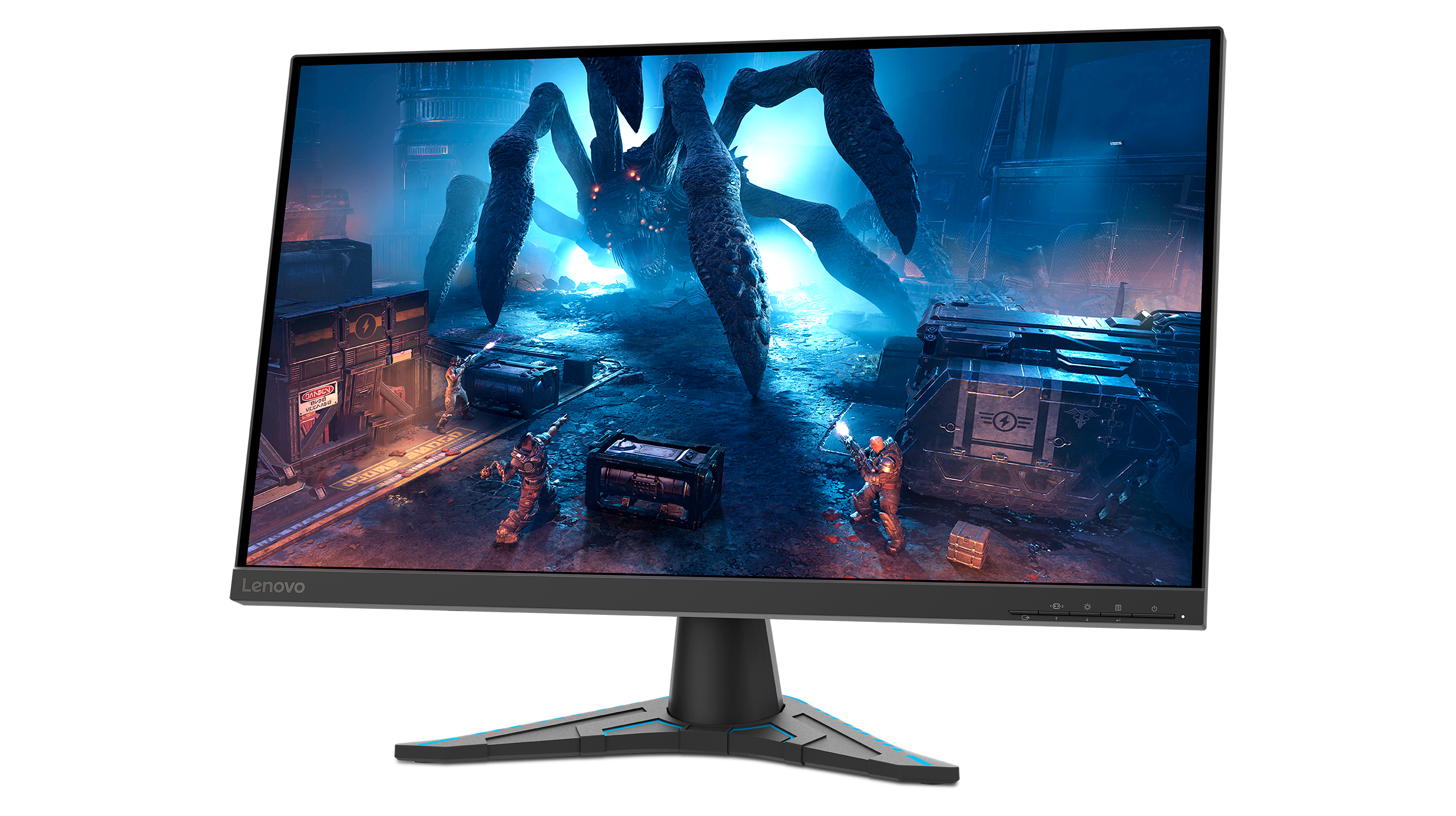 Lenovo G27e 20 Front Facing Right Lenovos New Monitors Have Something For Pros And Gamers