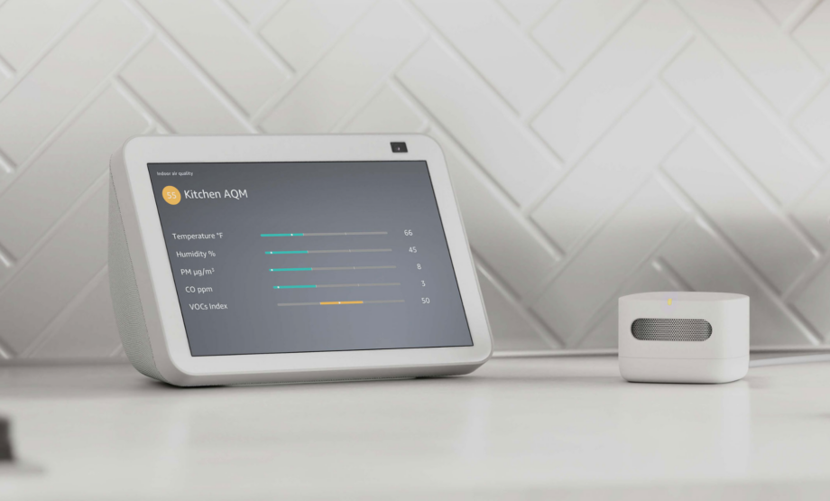 Alexa Compatible Air Quality Monitor Through Amazon
