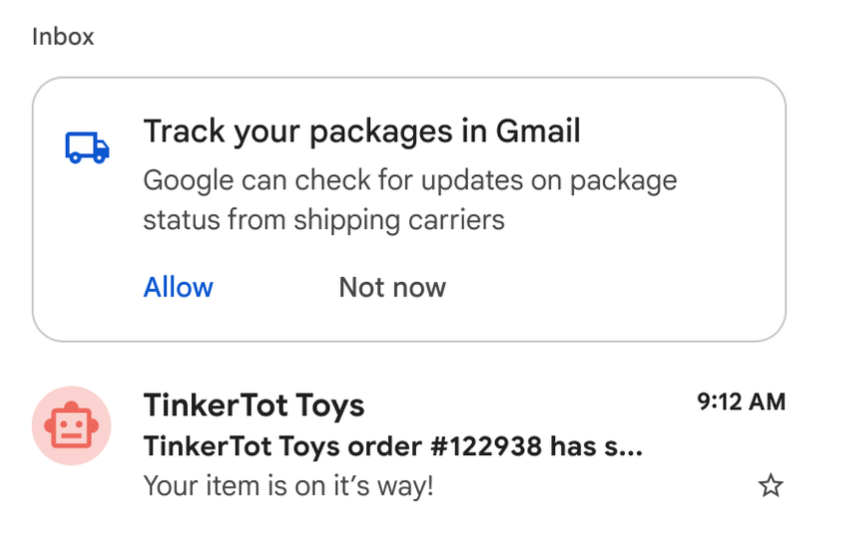 Google Adds Parcel Tracking Feature To Gmail