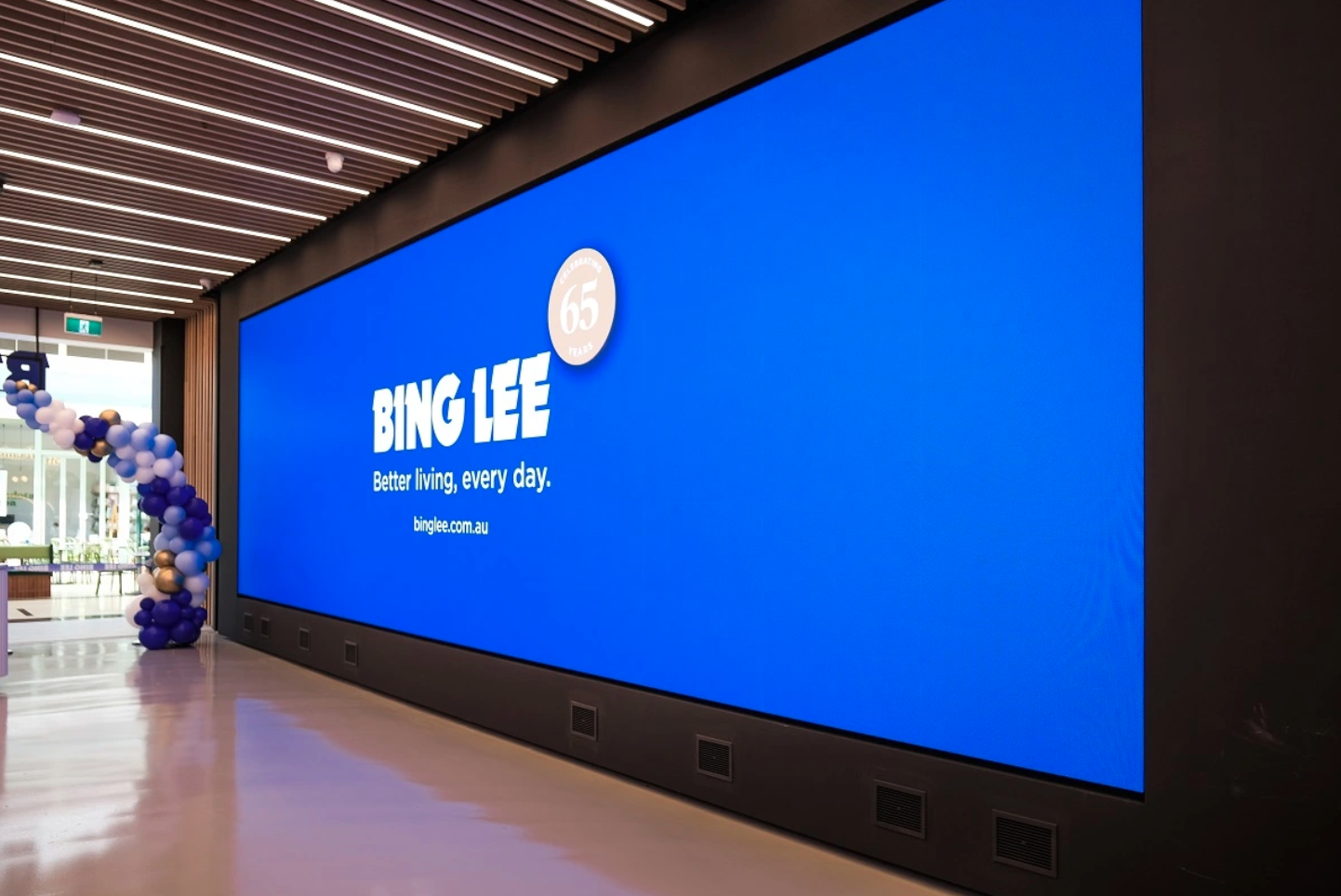 Bing Lee Opens New Sydney Store, Featuring 10.5 Metre Long Screen