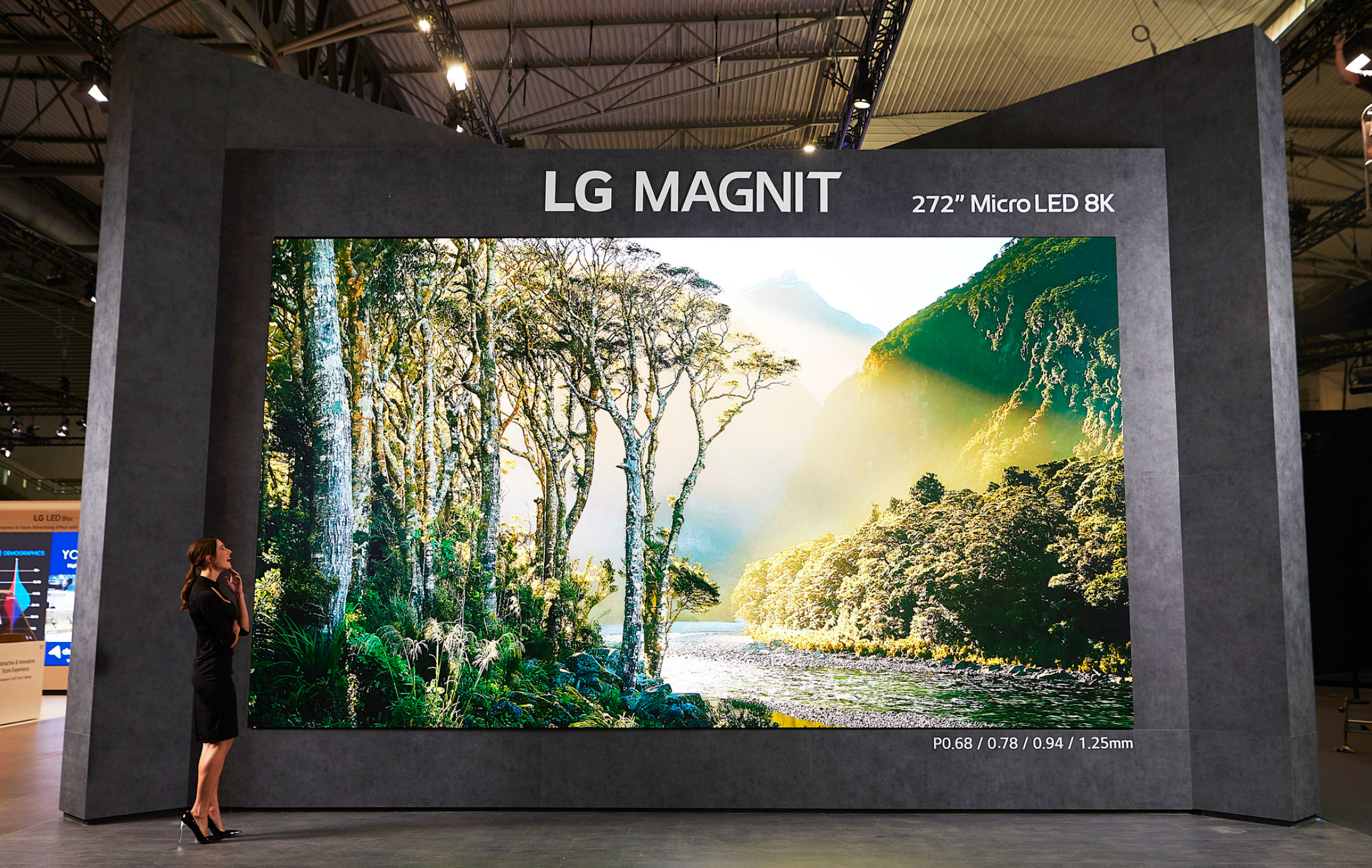 LG Showcases 272-Inch 8K Micro LED Screen