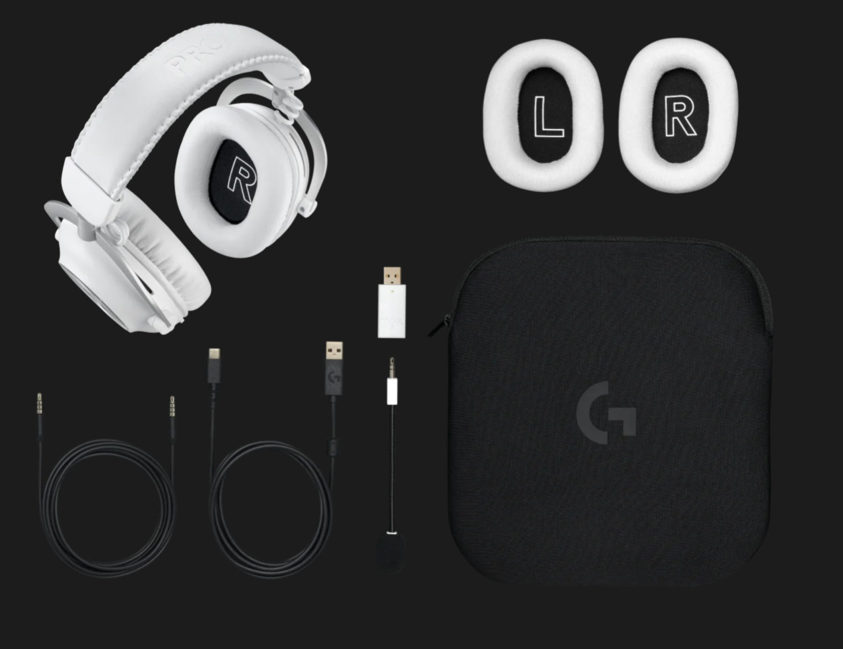 logi headphones2 Logitech Launches High End Lightspeed Gaming Headset