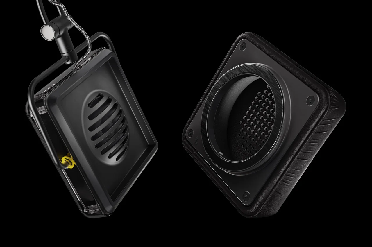 %name New Retro Inspired Modern Headphones With A Display On The Outside