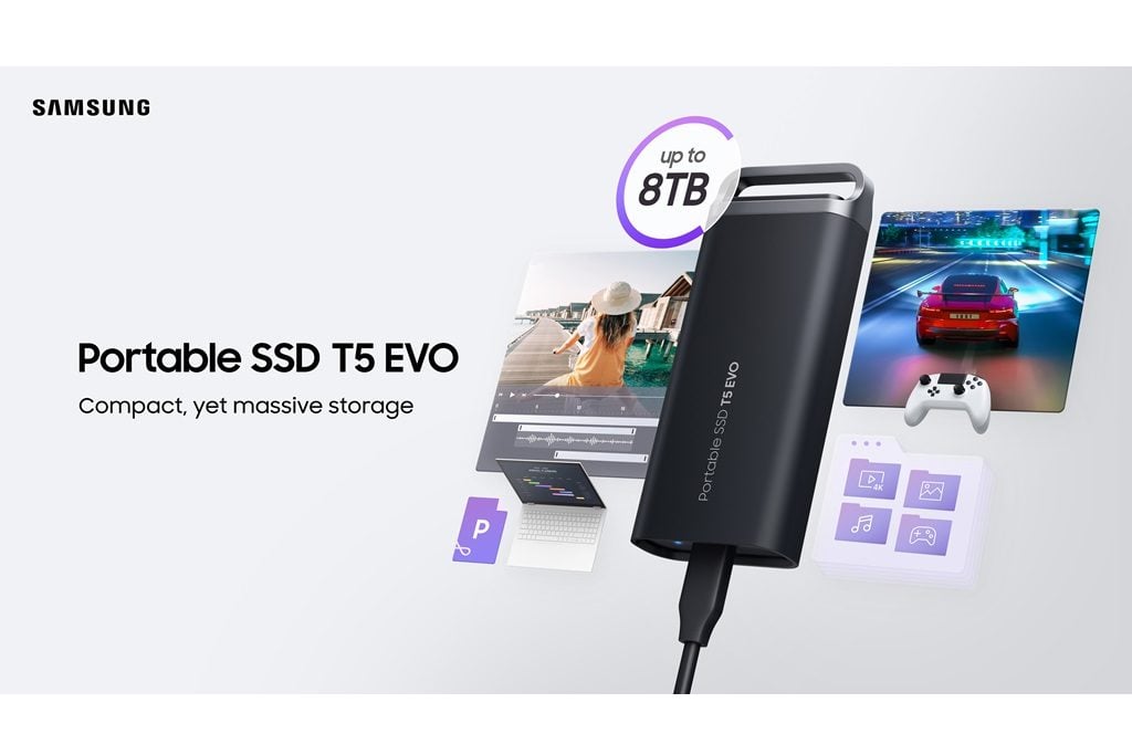 T5 EVO KV 6000x3333 300dpi A 1024x683 1 Samsung Releases New SSD With 8TB Storage