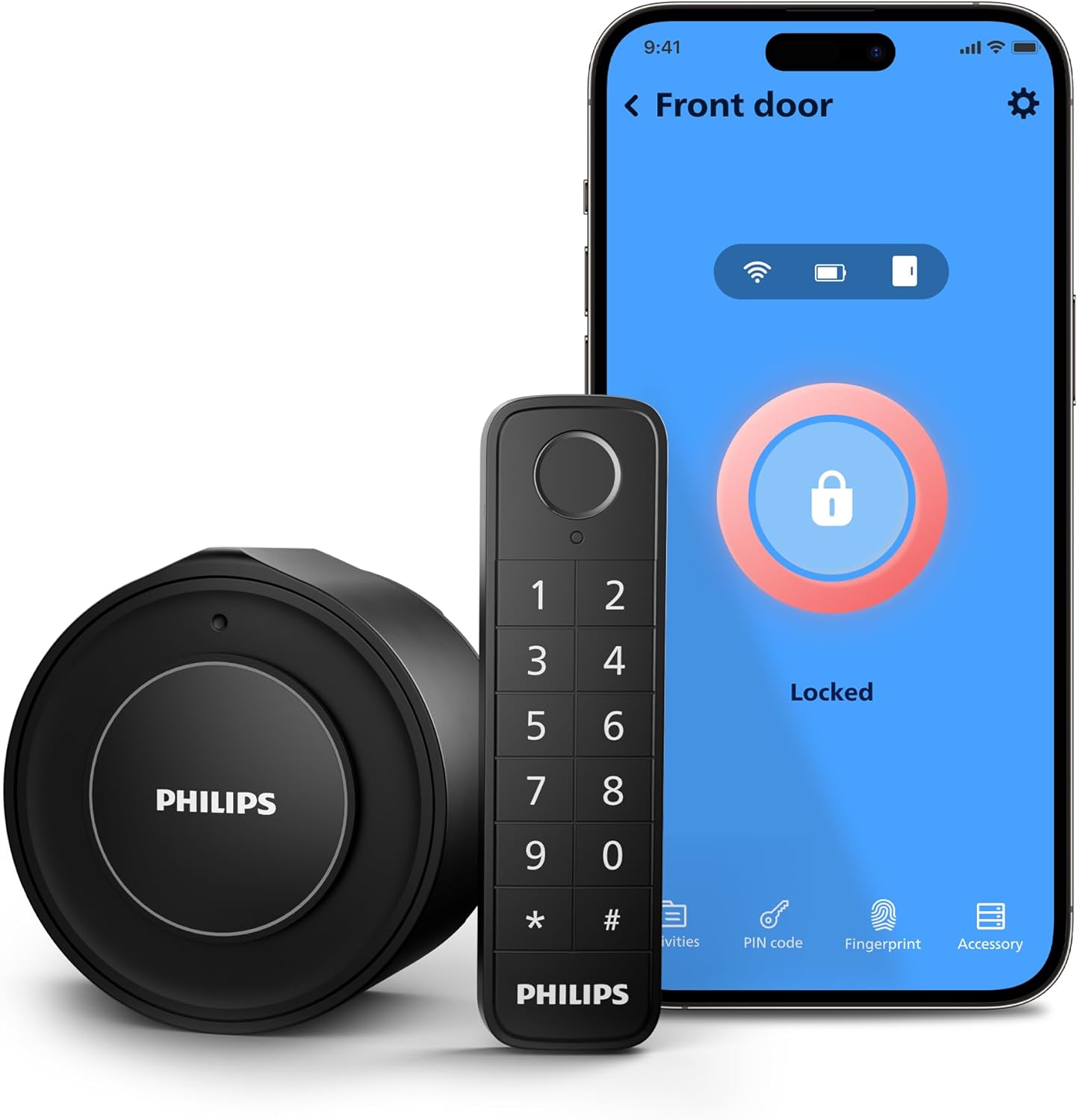 714pMjH0DL. AC SL1500  Philips Launches First Smart Deadbolt Door Lock With Wi Fi Control