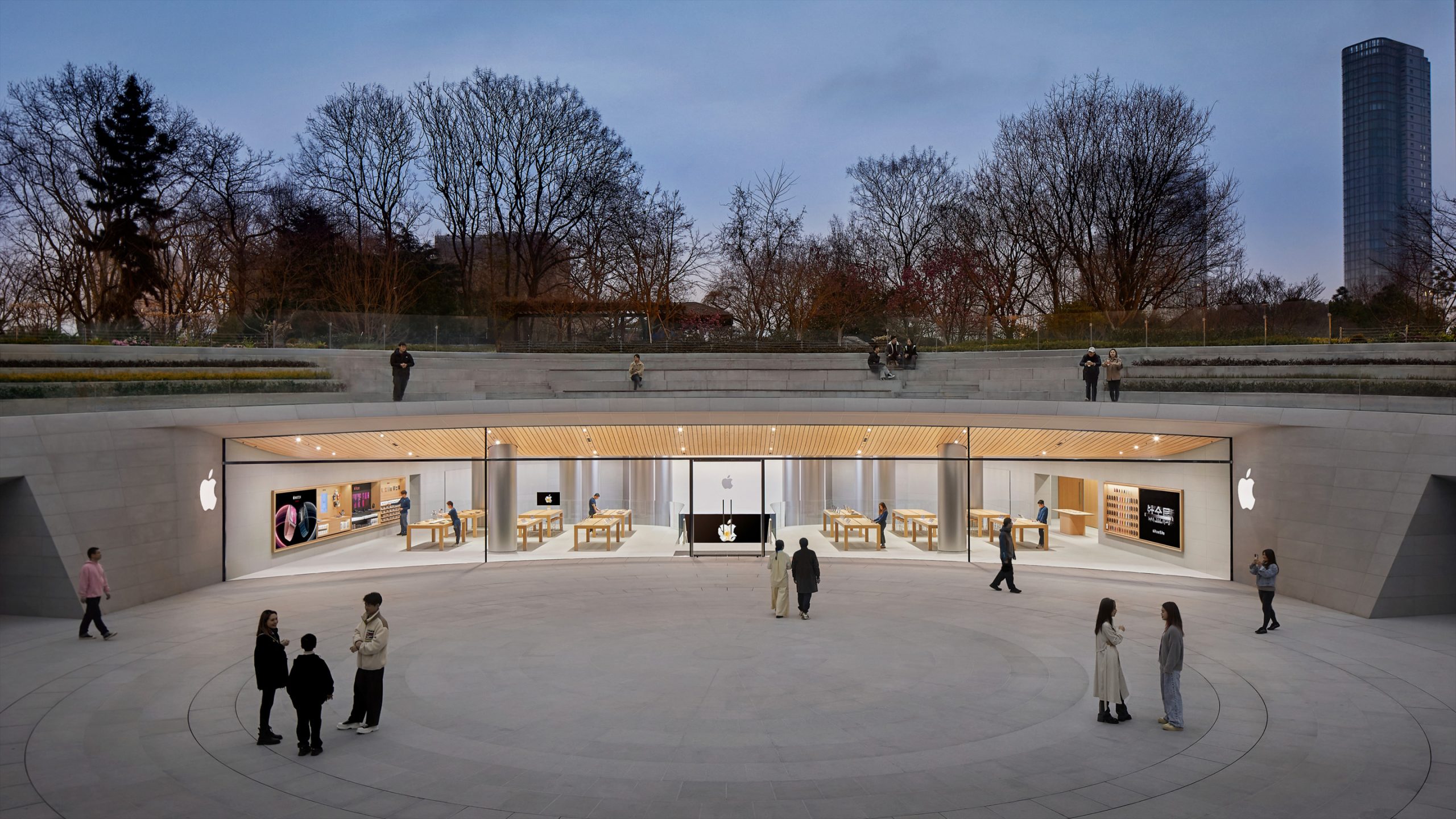 Apple Jing'an store in China (Image: Sourced from Apple Newsroom)