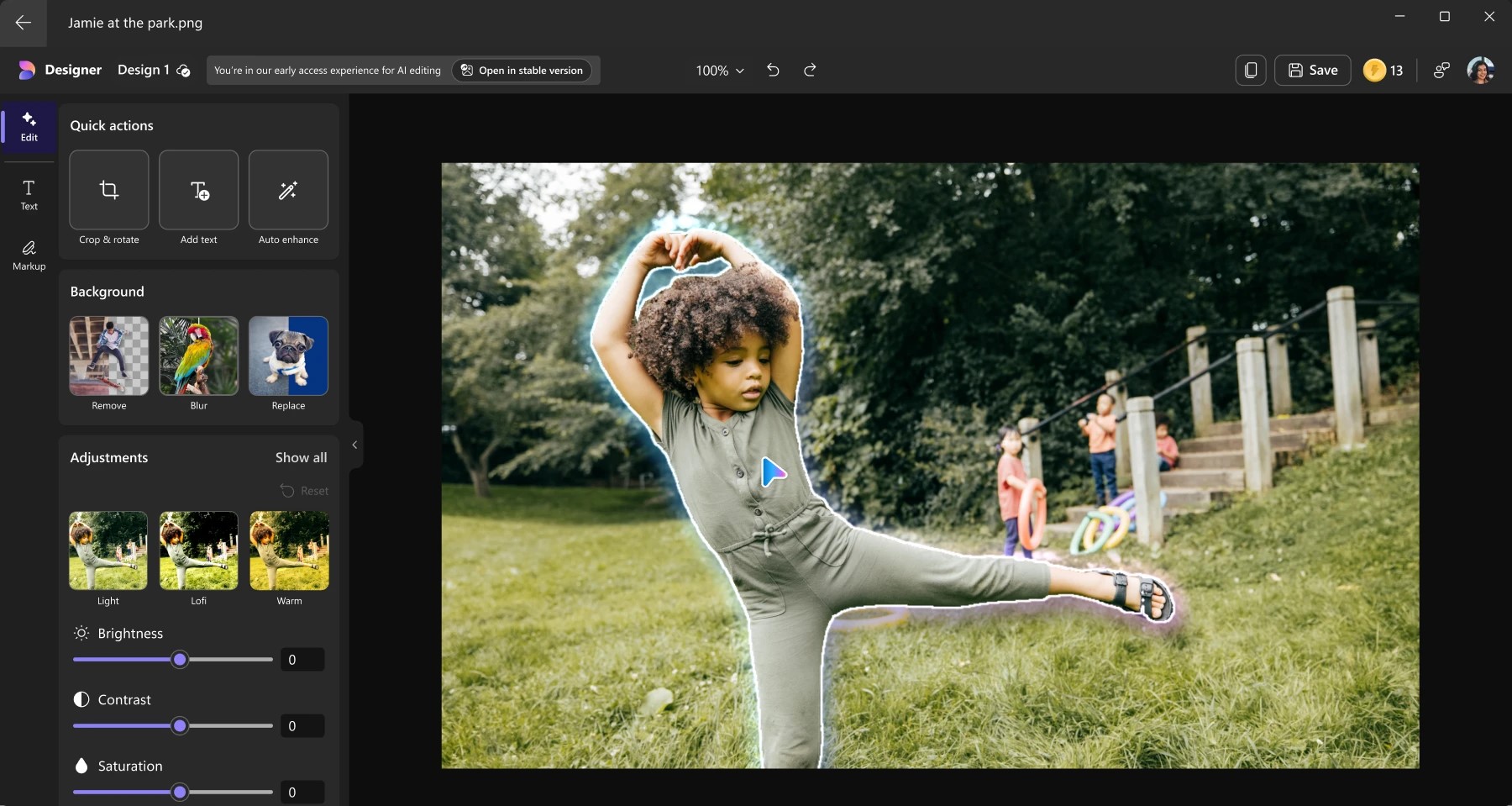 Microsoft Designer app