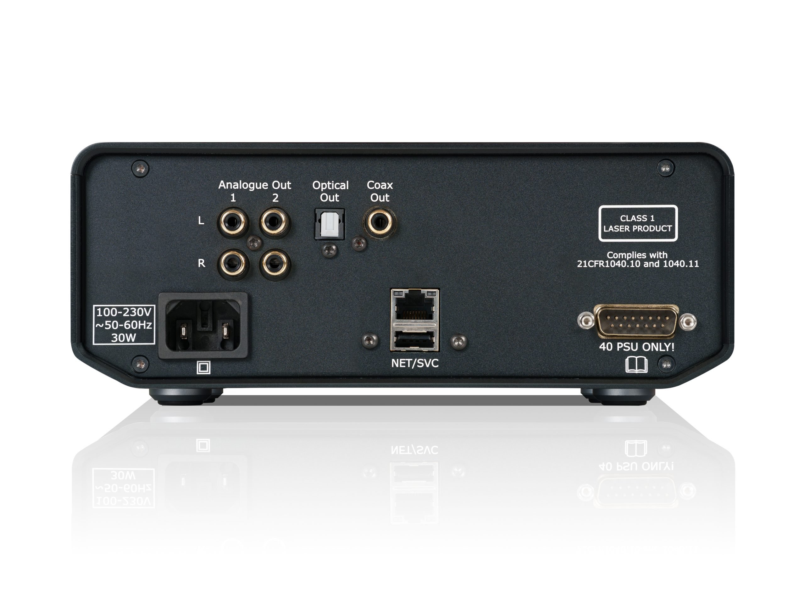 CYRUS 40 CD Connection PanelReflection scaled Cyrus Audio Debuts New Compact Premium Audio Range